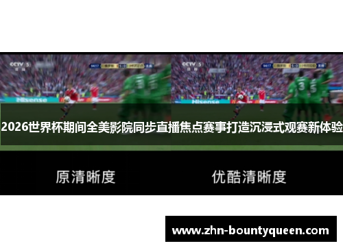 2026世界杯期间全美影院同步直播焦点赛事打造沉浸式观赛新体验 2026世界杯期间全美影院同步直播焦点赛事打造沉浸式观赛新体验